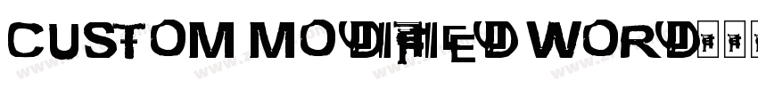 Custom Modified Word字体转换 Custom Modified Word字体转换